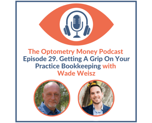 Cover Art for Episode 29 of Optometry Money Podcast with Wade Weisz