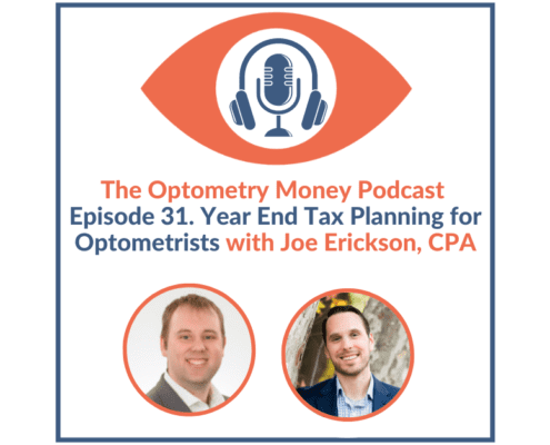 Cover for Episode 31 of The Optometry Money Podcast