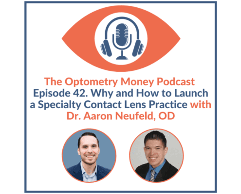 Episode 42 of the Optometry Money Podcast with Dr. Aaron Neufeld Cover