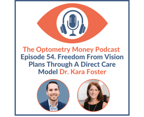 Picture for Episode 54 of the Optometry Money Podcast with Dr. Kara Foster