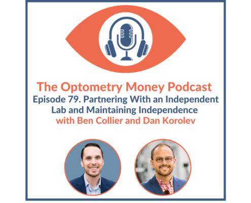 Episode 79 of Optometry Money Podcast with Ben Collier and Dan Korolev