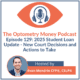 Episode 129 of The Optometry Money Podcast about the latest student loan news and SAVE plan updates