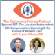 Episode 157 of Optometry Money Podcast on compensation, licensing, quality, and future of remote optometry